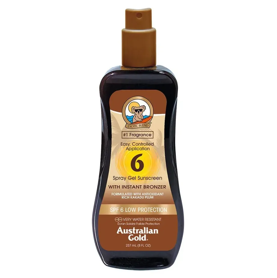 Australian Gold Protector Bronzer Spray Gel SPF6 237ml