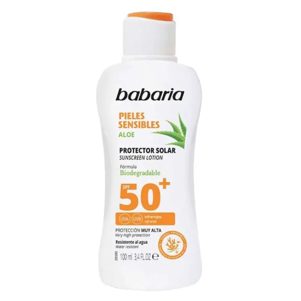 Babaria Loción de protección solar SPF50+ 100ml