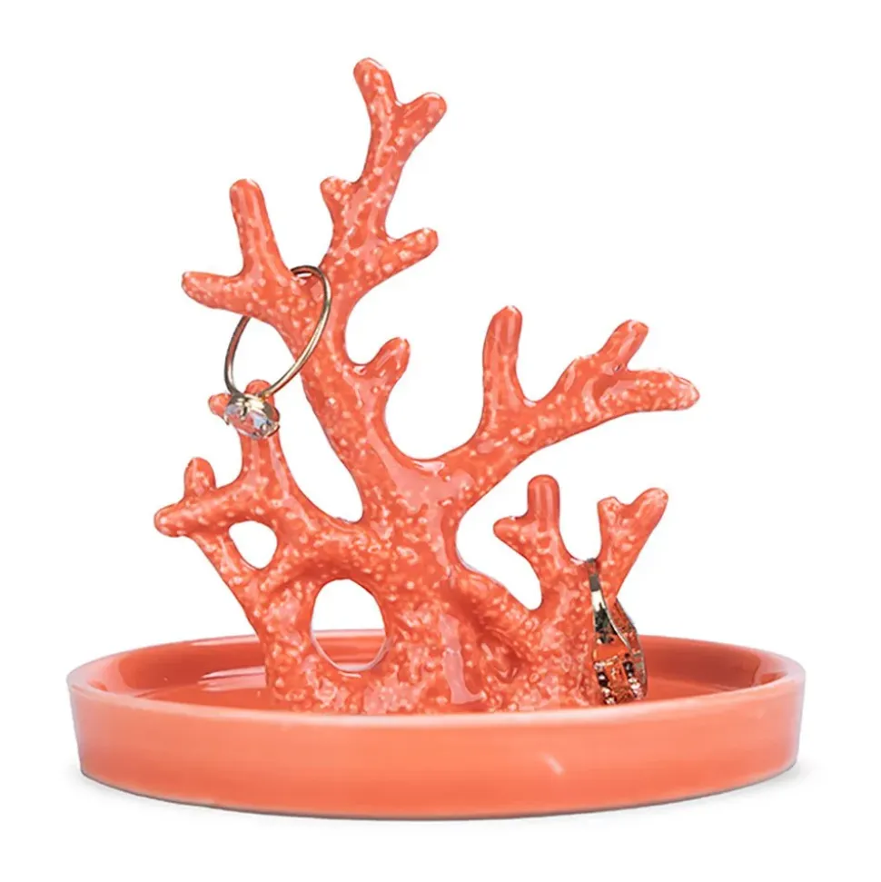 Balvi Anillo de porcelana para colgar en forma de coral