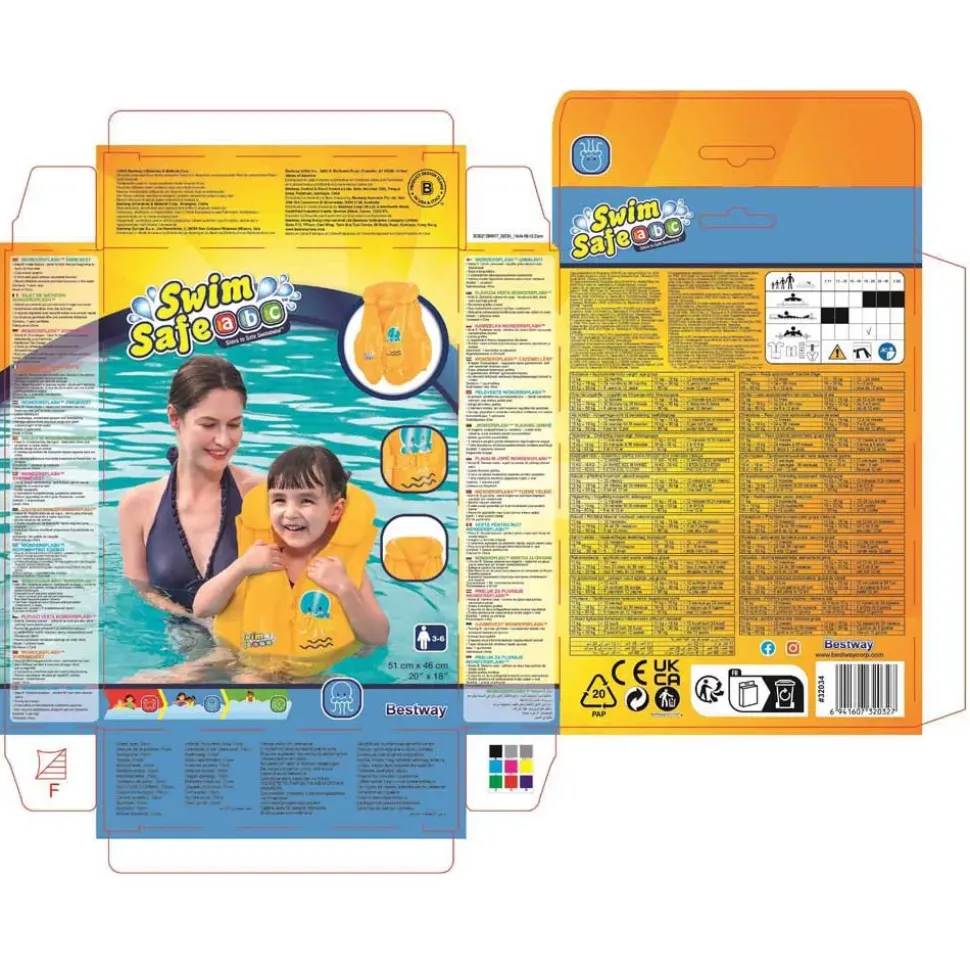 Bestway Chaleco salvavidas 32034 Wondersplash Step B
