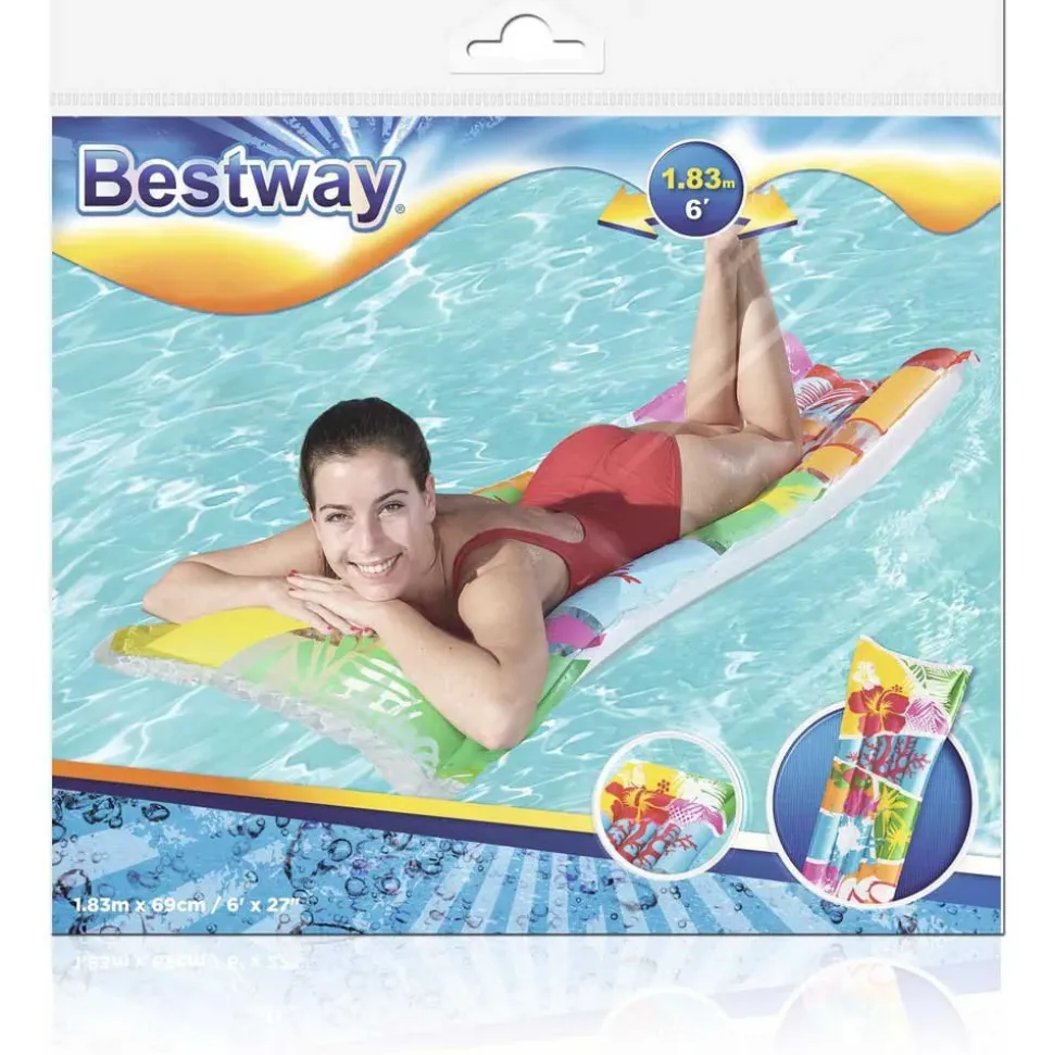 Bestway Colchoneta de aire para piscina Fashion Surtido