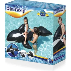 Bestway Colchoneta Hinchable de Ballena para Piscina Surtido 203x102 cm