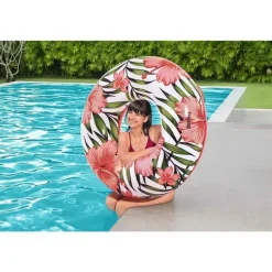 Bestway Flotador de natación Surtido Tropical palms Ø119cm