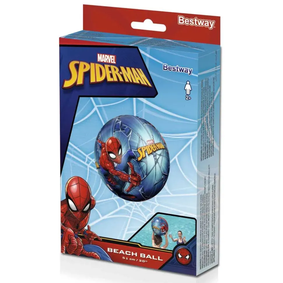Bestway Pelota de playa Spiderman Ø51 cm