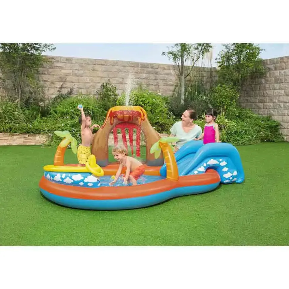 Bestway Piscina hinchable ovalada Lava Lagoon 265x265x104 cm