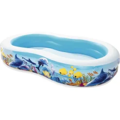 Bestway Piscina hinchable ovalada Family 262x157x46 cm