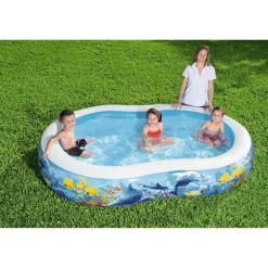 Bestway Piscina hinchable ovalada Family 262x157x46 cm