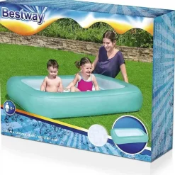 Bestway Piscina hinchable rectangular 51115 Aquababes 165x104x25cm Surtido
