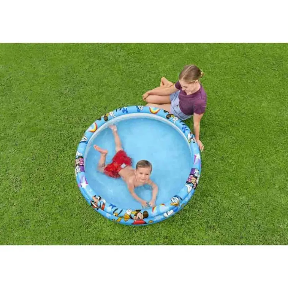 Bestway Piscina hinchable redonda 91007 Disney Mickey & Friends Ø122x25 cm