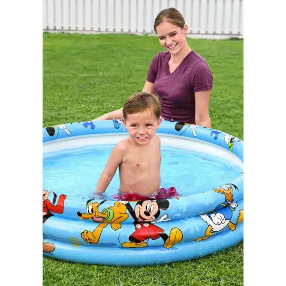 Bestway Piscina hinchable redonda 91007 Disney Mickey & Friends Ø122x25 cm