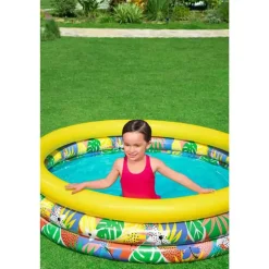Bestway Piscina hinchable redonda 51203 Tropical Ø168x38 cm