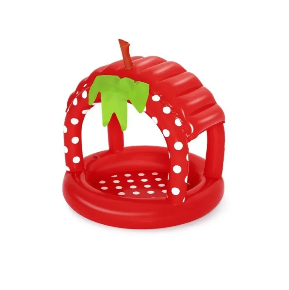 Bestway Piscina inflable de fresa con parasol