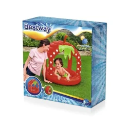 Bestway Piscina inflable de fresa con parasol