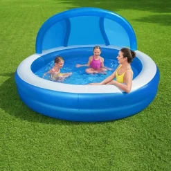 Bestway Piscina inflable redonda 54337 con sombrilla