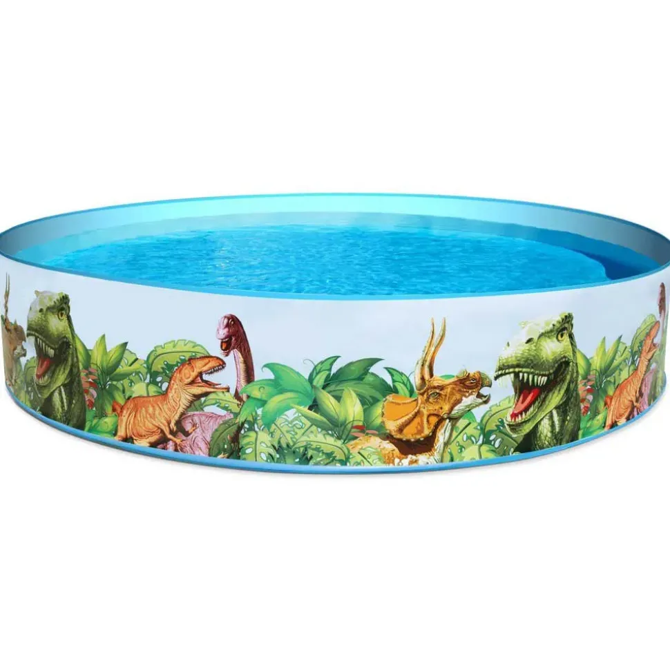 Bestway Piscina redonda Fill N Fun Dinosaur 244x46 cm