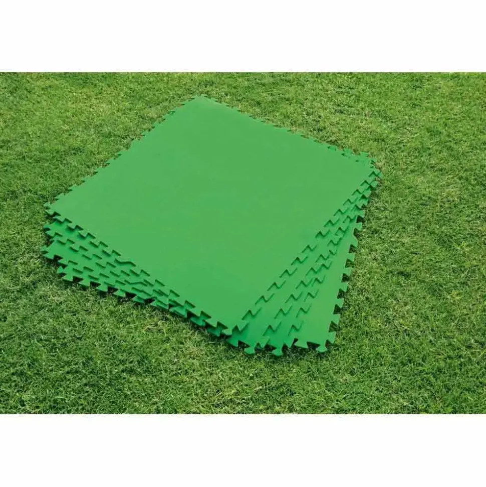Bestway Protector de suelo para piscina 9 unidades