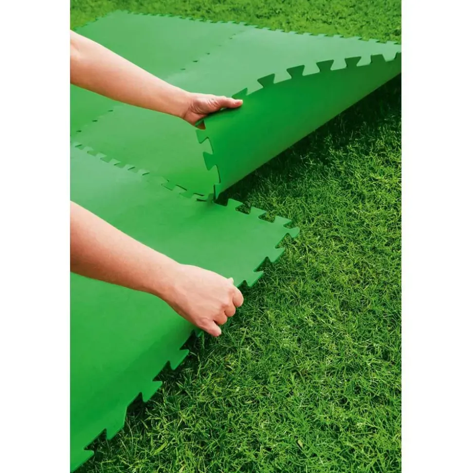 Bestway Protector de suelo para piscina 9 unidades
