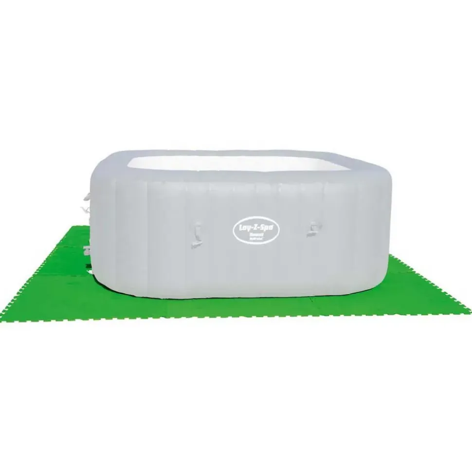 Bestway Protector de suelo para piscina 9 unidades