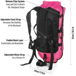 Buddyswim Boya con correas de mochila extraíbles 28L