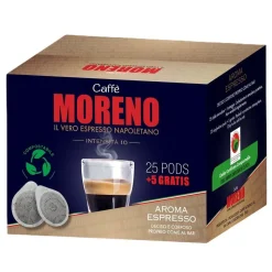 Caffè Moreno Cápsulas de café Aroma Espresso ESE 30 unidades