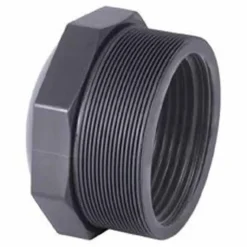 Cepex Boquilla reductora corta de PVC de 20150 Ø1 1/2x1 1/4 con rosca BSP macho-hembra