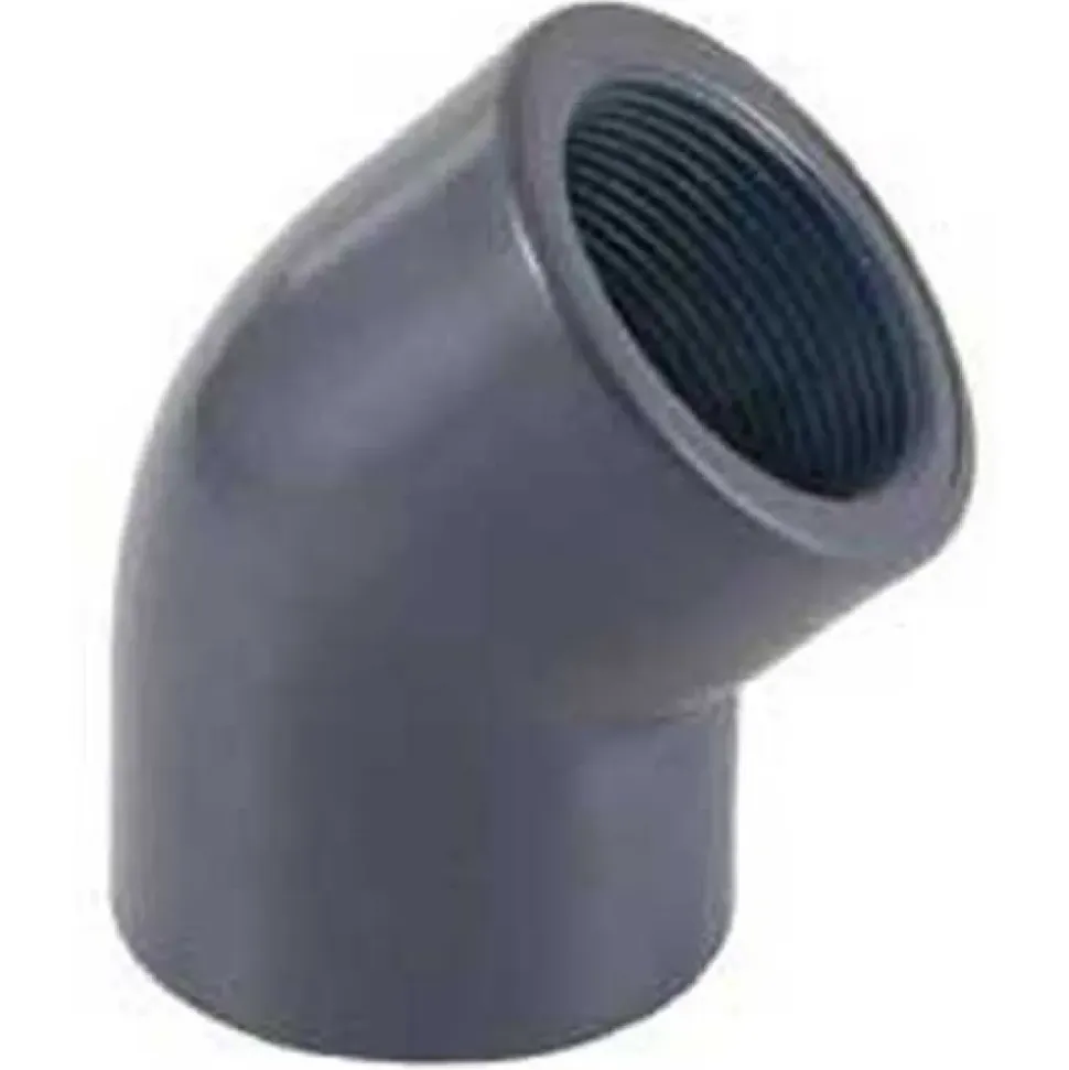 Cepex Codo 01764 45º PVC Ø32 con junta pegada x rosca hembra BSP