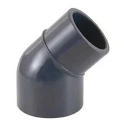 Cepex Codo reductor hembra-macho de 45º con junta soldable 02242 Ø63x63-50