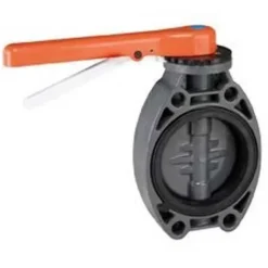 Cepex 32614 Válvulas de mariposa de PVC-U Ø63-75 serie std juntas tóricas de EPDM eje cincado Acero