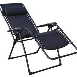 Chillvert Silla plegable Acero Catania 65.5x91x116 cm