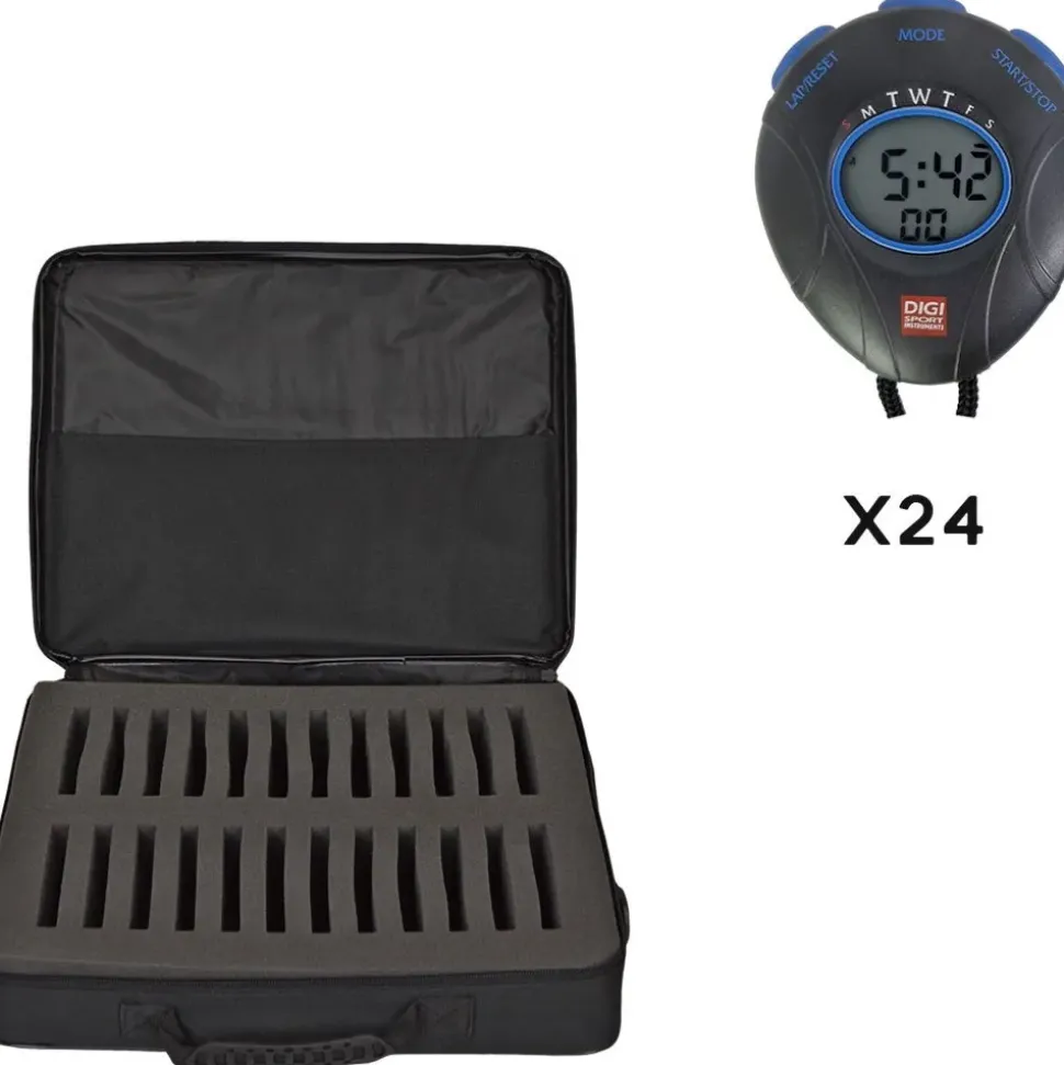 Digi Sport Instruments Cronómetro DT1 24 Unidades+Bolsa Suave