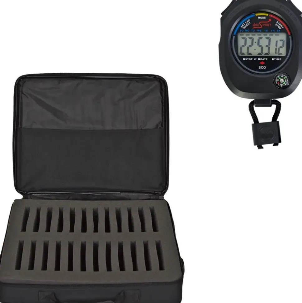 Digi Sport Instruments Cronómetro SCO 24 Unidades + Estuche Blando