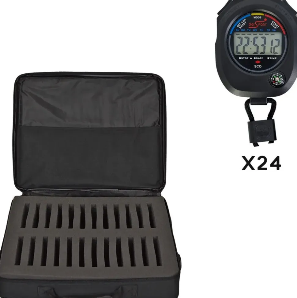 Digi Sport Instruments Cronómetro SCO 24 Unidades + Estuche Blando