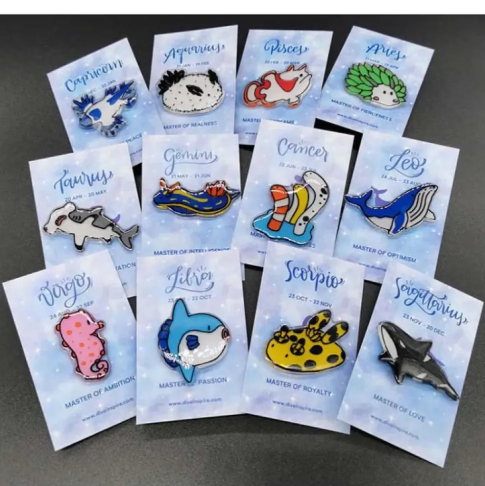 Dive Inspire Pin Cancer