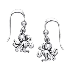 Dive Silver Pendiente Octopus Long Hook