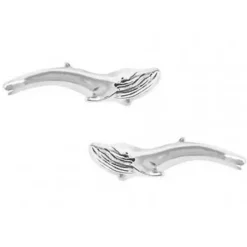 Dive Silver Pendientes Small Humpback Whale