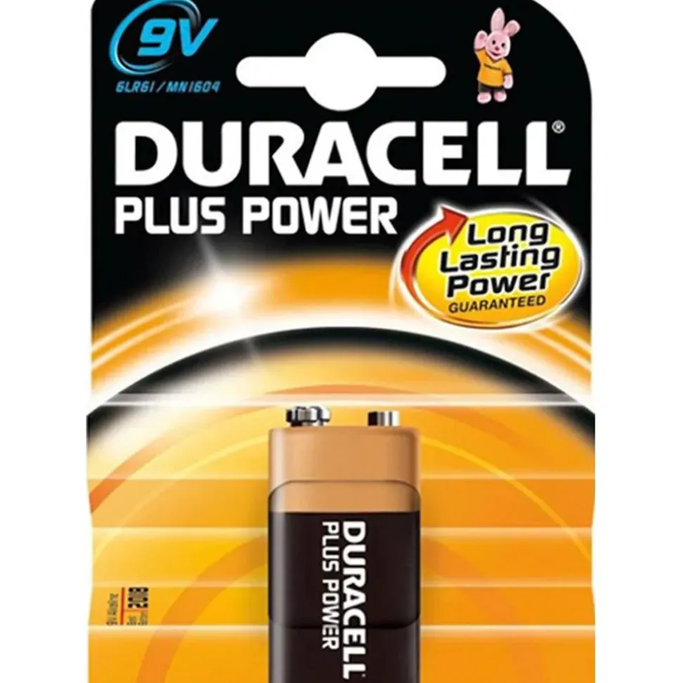 Duracell Batería alcalina 6LR61 9V