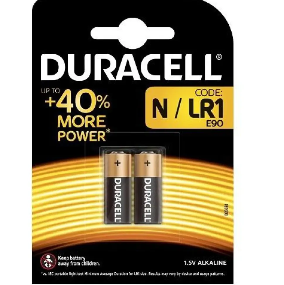 Duracell Batería Mn9100 Lr1 Pack 2 Baterías 1.5 V