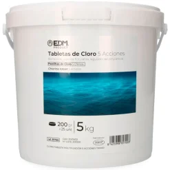 Edm Tabletas de cloro de acción 5kg