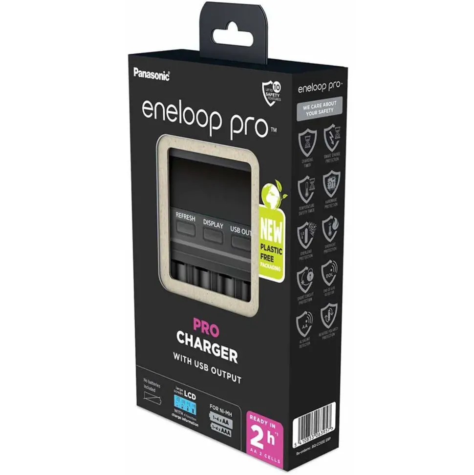 Eneloop Cargador de batería BQ-CC65 ERP