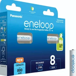 Eneloop Pila recargable BK-4MCDE/8BE 800mAh 8 unidades