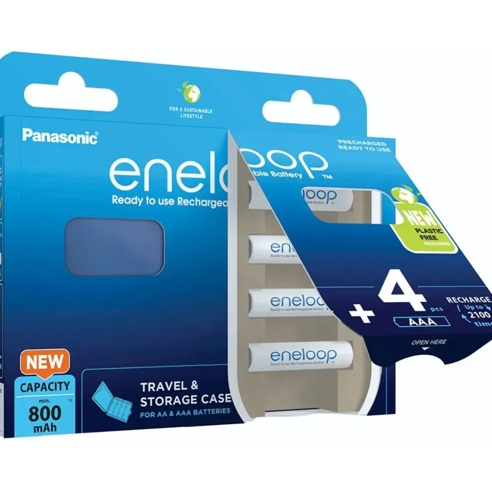 Eneloop Pila recargable BK-4MCDEC4BE 800mAh 4 unidades