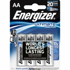 Energizer Batería de litio Ultimate L91 4 unidades