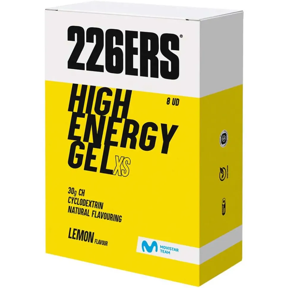 226ERS Caja de geles energéticos High Energy Limón 45g 8 unidades