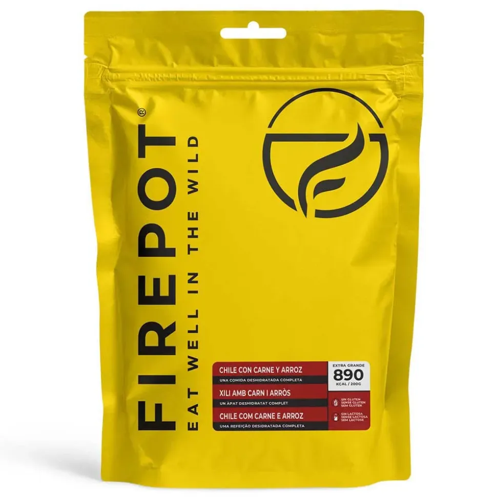 Firepot Chile con carne y arroz Extra Large