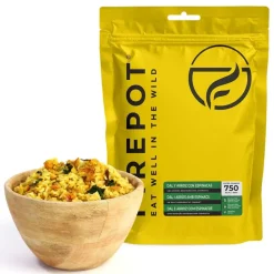 Firepot Dal y arroz con Extra Large Espinacas