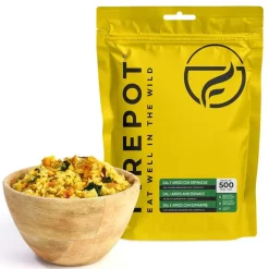 Firepot Dal y arroz con Regular Espinacas