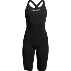 Funkita Bañador de competición con espalda abierta Fast Legs Still Black