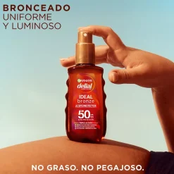 Garnier Aceite Protector Como Aceite Bronceador Ideal SPF50 Sp150