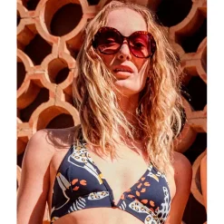 Gisela Top de bikini Printed Halter