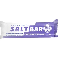 Gold Nutrition Barrita energética Endurance Salt Chocolate y Avellana 40g